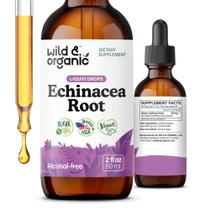 Suplementos de tintura de equinácea selvagem e orgânica 60mL