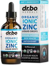 Suplementos de Zinco DR. BO Gotas Líquidas Iônicas Orgânicas 120ml
