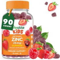 Suplementos de zinco Lifeable Zinc for Kids 25 mg 90 gomas