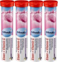 Suplementos dietéticos Mivolis Iron + Vitamina C 4 pacotes x 20 Suplementos dietéticos Mivolis Iron + Vitamina C 4 pacotes x 20