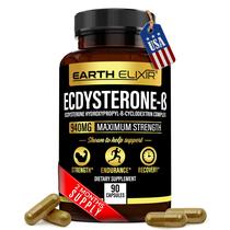 Suplementos Earth Elixir Ecdysterone 940 mg (90 cápsulas)