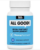 Suplementos em cápsulas de ferro NovaFerrum All Good 50 mg 60 porções