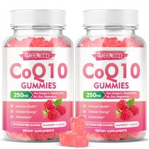 Suplementos Gomas de CoQ10 sem açúcar MEENCD 250 mg com ômega-3 - MEENCCD
