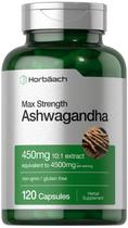 Suplementos Horbaach, Ashwagandha Max Strength 120 Cápsulas Suplementos Horbaach, Ashwagandha Max Strength 120 Cápsulas
