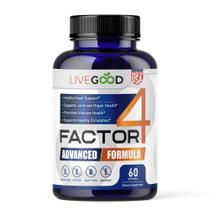 Suplementos LIVEGOOD Factor 4 Omega 3 Óleo de Peixe 60 Cápsulas Gelatinosas