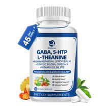 Suplementos Lukaree GABA 750 mg com L de teanina, 5HTP, Ashwagandha Suplementos Lukaree GABA 750 mg com L de teanina, 5HTP, Ashwagandha