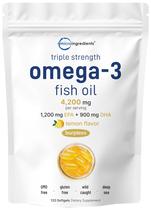 Suplementos: microingredientes, óleo de peixe ômega 3 de força tripla