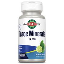 Suplementos minerais KAL Trace Minerals 10 mg Comprimidos ActivMelt