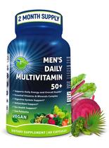 SUPLEMENTOS MULTIVITAMÍNICOS STUDIO Men 50+ Vegan 60 cápsulas