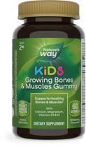 Suplementos Nature's Way Kids Growing Bones & Muscles Gummies - Vitaminas para Crescimento Infantil