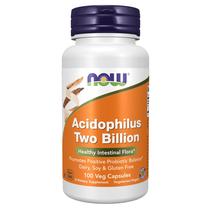 Suplementos NOW Foods Acidophilus 2 bilhões de cápsulas de 100 vegetais