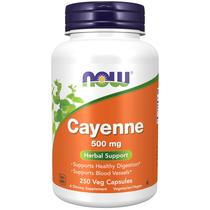 Suplementos NOW Foods Cayenne (Capsicum annuum) 500 mg 250 cápsulas