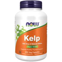 Suplementos NOW, Kelp 325 mcg de iodo natural