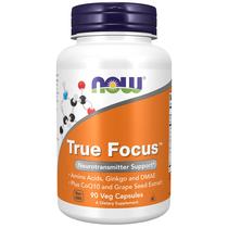 Suplementos NOW True Focus com aminoácidos (90 cápsulas vegetais)