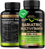 Suplementos NUTRAHARMONY Multivitamínico bariátrico 45 mg de ferro 90 cápsulas