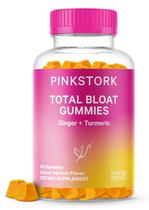 Suplementos para Inchaço: Pink Stork Bloat Gummies com Açafrão e Gengibre