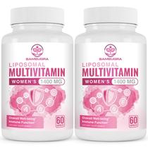 Suplementos Sambugra, multivitamínico lipossomal para mulheres, 1400 mg, 120 cápsulas