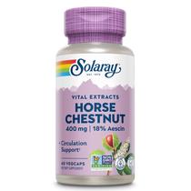 Suplementos Solaray Extracto de castanha da Índia 400mg vegano Suplementos Solaray Extracto de castanha da Índia 400mg vegano