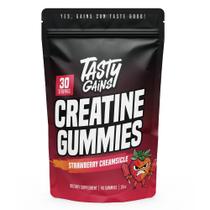 Suplementos TASTY GAINS Creatine Gummies 90g com creatina monohidratada