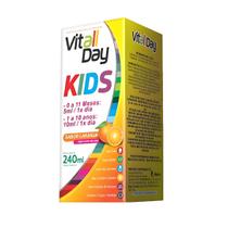 Suplementos Vitall Day Kids Sabor Laranja 240ml