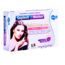 Suplevit Mulher Cabelos Peles e Unhas com 16 vitaminas 30cp