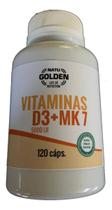 Suplmento de Vitamina D3 5000 UI Com Vitamina K - 60 Cápsulas - Natu Golden