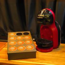 Suporte 12 Capsulas Dolce Gusto Balcão - Mesa - Preto Fosco Suporte 12 Capsulas Dolce Gusto Balcão - Mesa - Preto Fosco