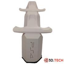 Suporte 2 Controles PS4 C/ Logo Branco