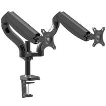 Suporte 2 Monitor Articulado Pistão á Gas Ajuste de Altura Até 27 Polegadas Suporte 2 Monitor Articulado Pistão á Gas Ajuste de Altura Até 27 Polegadas
