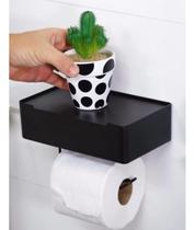 Suporte 3 Em 1 Com Fita 3m Papel Higiênico Lenço E Celular Arthi Banheiro Suporte 3 Em 1 Com Fita 3m Papel Higiênico Lenço E Celular Arthi Banheiro