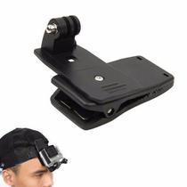 Suporte 360 para mochila e boné (presilha) para gpro - quickclip - lpgtb05
