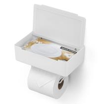 Suporte 3x1 Branco - Lenços Umedecidos / Papel Higiênico / Celular 1329 - Arthi Suporte 3x1 Branco - Lenços Umedecidos / Papel Higiênico / Celular 1329 - Arthi