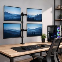Suporte 4 Monitores Articulado Gamer Mesa