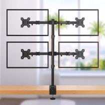 Suporte 4 Monitores Articulado Mesa Estúdio Gamer Ajustável