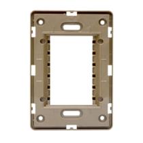 Suporte 4x2 Horizontal N1373.9 DO Dourado, Linha Unno, ABB