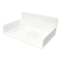 Suporte Acrílico Branco Blu-ray Roteador Receptor Modem Preto Suporte Acrílico Branco Blu-ray Roteador Receptor Modem Preto