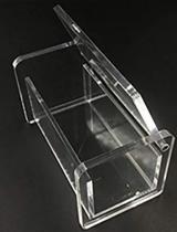 Suporte Acrílico Organizador Cotonete Hastes Flexíveis Banheiro Lavabo Closet Suporte Acrílico Organizador Cotonete Hastes Flexíveis Banheiro Lavabo Closet