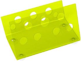 Suporte Acrílico Verde Limão 3mm Para Tesouras Modelo Horizontal - Santa Clara