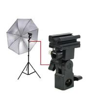 Suporte Adaptador P/ Uso De Flash Em Tripé Com Sombrinha