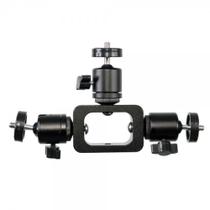 Suporte Adaptador Para Encaixe De 3 Acessórios Fotográficos Suporte Adaptador Para Encaixe De 3 Acessórios Fotográficos