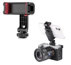 Suporte Adaptador Sapata p/Fixar Microfone,LED,Celular iPhone em Câmera DSLR,Tripé Studio,1/4"