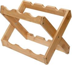 Suporte Adega Bambu 6 Garrafas Vinho Ecokitchen Mimo Style