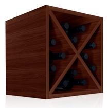 Suporte Adega De Vinho Bancada Porto para 12 Garrafas Madeira MDF - Villandry Suporte Adega De Vinho Bancada Porto para 12 Garrafas Madeira MDF - Villandry
