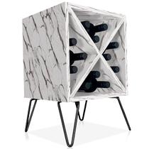 Suporte Adega De Vinho Santiago Madeira MDF 12 Garrafas - Preto Vulcano Suporte Adega De Vinho Santiago Madeira MDF 12 Garrafas - Preto Vulcano