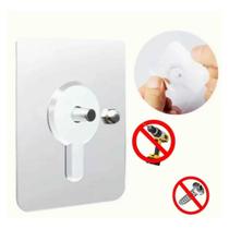 Suporte adesivo com parafuso sem furo fixação forte para prateleira