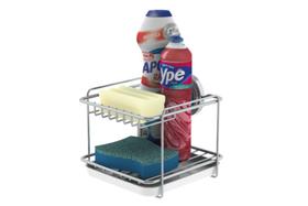 Suporte adesivo multiuso sabao detergente esponja lavanderia