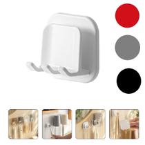 Suporte Adesivo Porta 2 Escova de Dente Organizador Banheiro