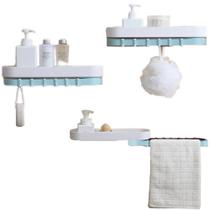 Suporte Adesivo Porta Shampoo Sabonete Parede Banheiro Suporte Adesivo Porta Shampoo Sabonete Parede Banheiro