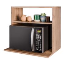Suporte Aéreo Multiuso Para Forno Micro-Ondas Luara 60cm Freijó - Abmaza