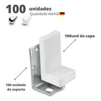 Suporte Aéreo Reforçado Em Aço Com Capa Plastica Branco (Embalagem Industrial Com 100 Un)